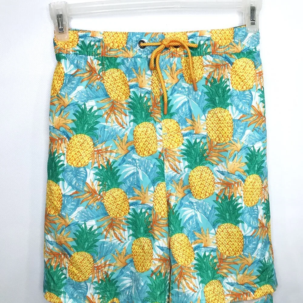 Men's Swim Trunks XXL Multicolor Tropical